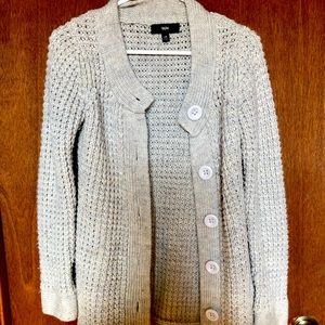#73 Big button womens sweater